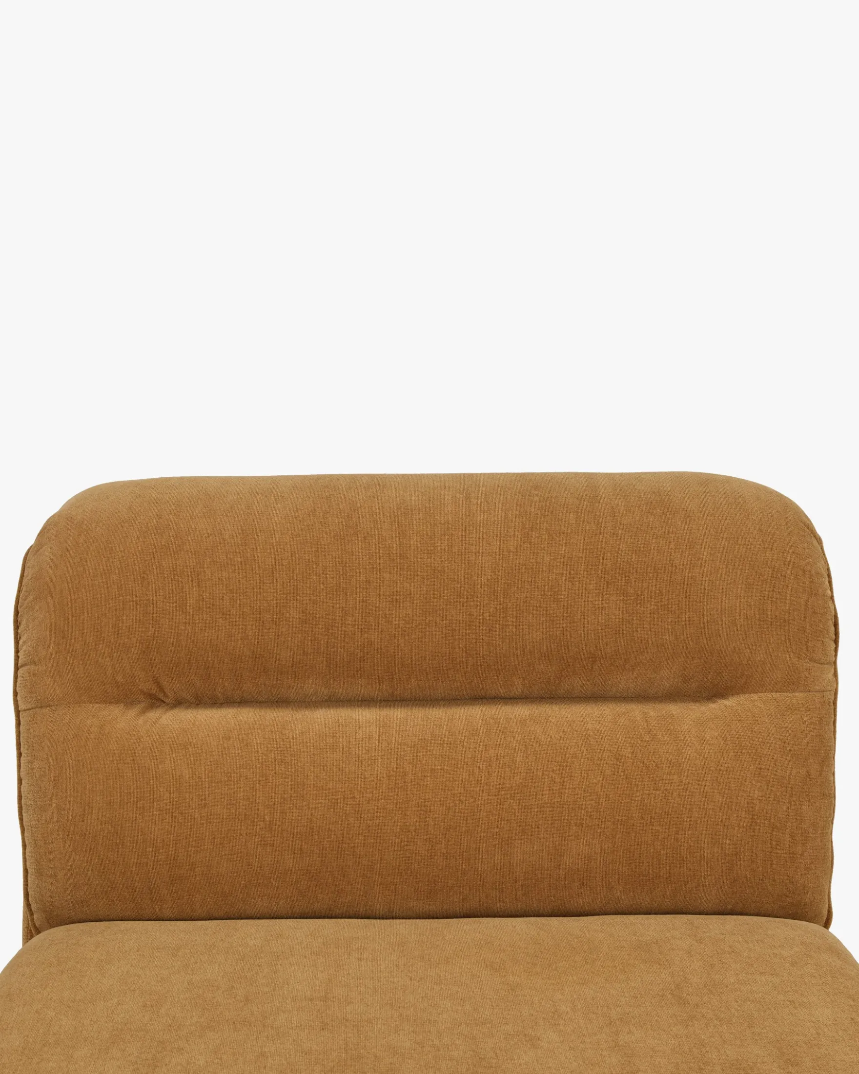 Fauteuil modulable, Marron sienne déperlant Pulp