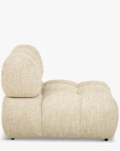 Fauteuil modulable, Tweed beige Waffle