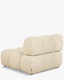 Fauteuil modulable, Tweed beige Waffle