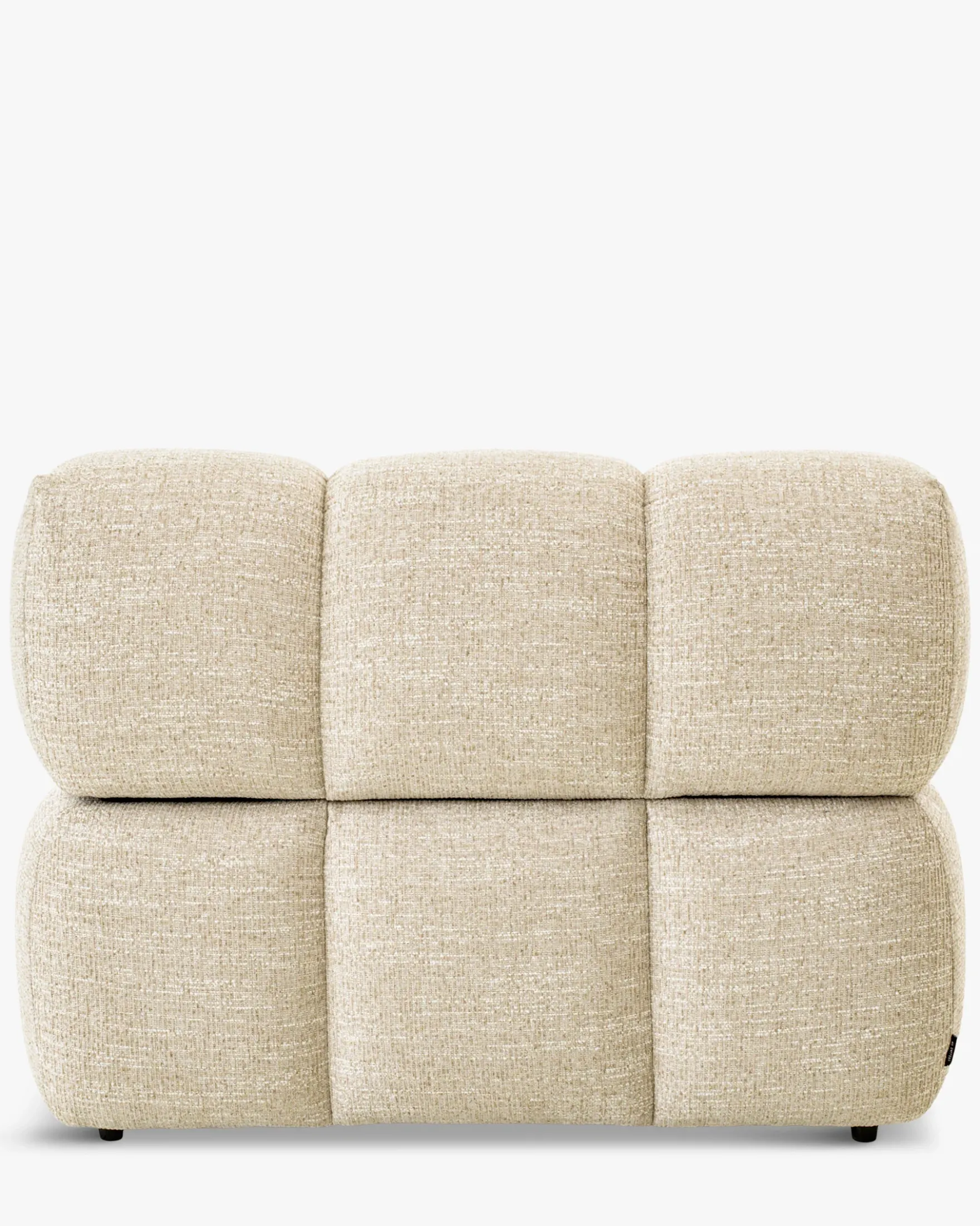 Fauteuil modulable, Tweed beige Waffle