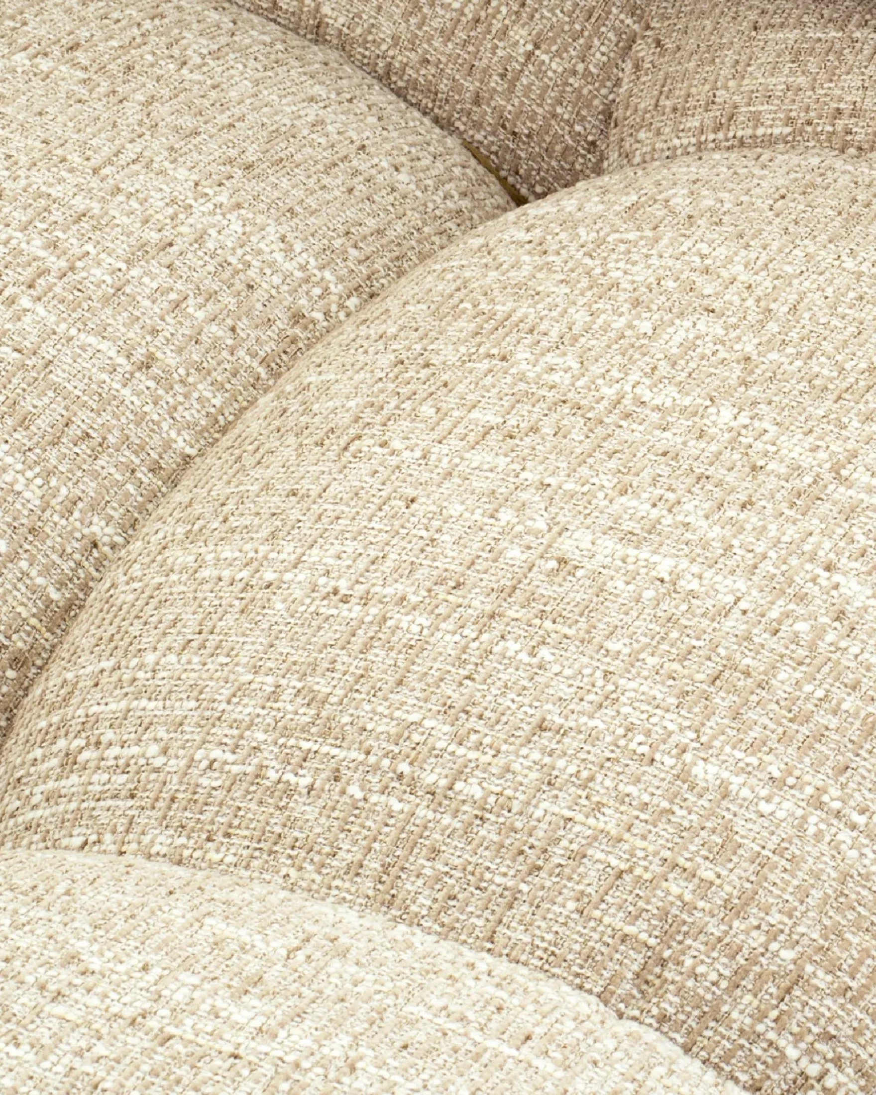 Fauteuil modulable, Tweed beige Waffle