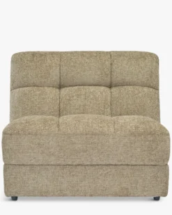 Fauteuil modulable, Tweed taupe Paul