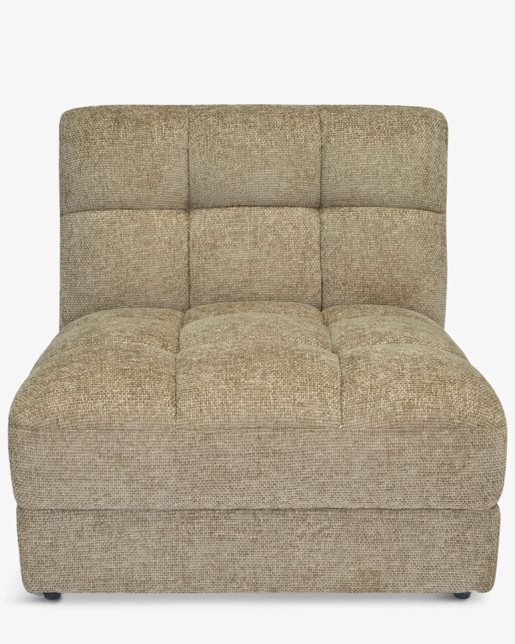 Fauteuil modulable, Tweed taupe Paul