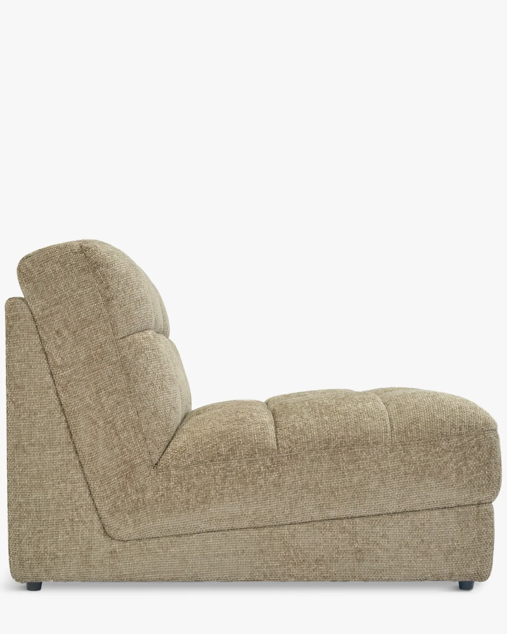 Fauteuil modulable, Tweed taupe Paul