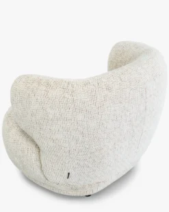 Fauteuil, Tweed Beige Moucheté, 90x70 Giulia