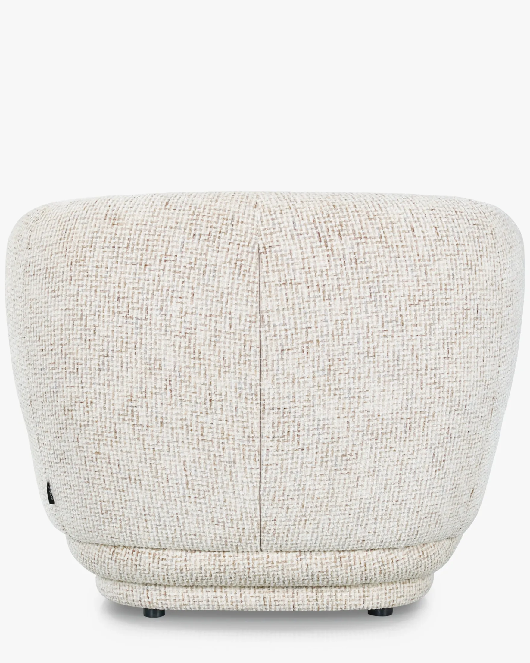 Fauteuil, Tweed Beige Moucheté, 90x70 Giulia