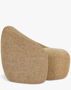Fauteuil, Tweed jaune miami Neo