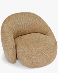 Fauteuil, Tweed jaune miami Neo