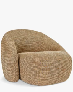 Fauteuil, Tweed jaune miami Neo