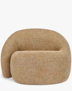 Fauteuil, Tweed jaune miami Neo