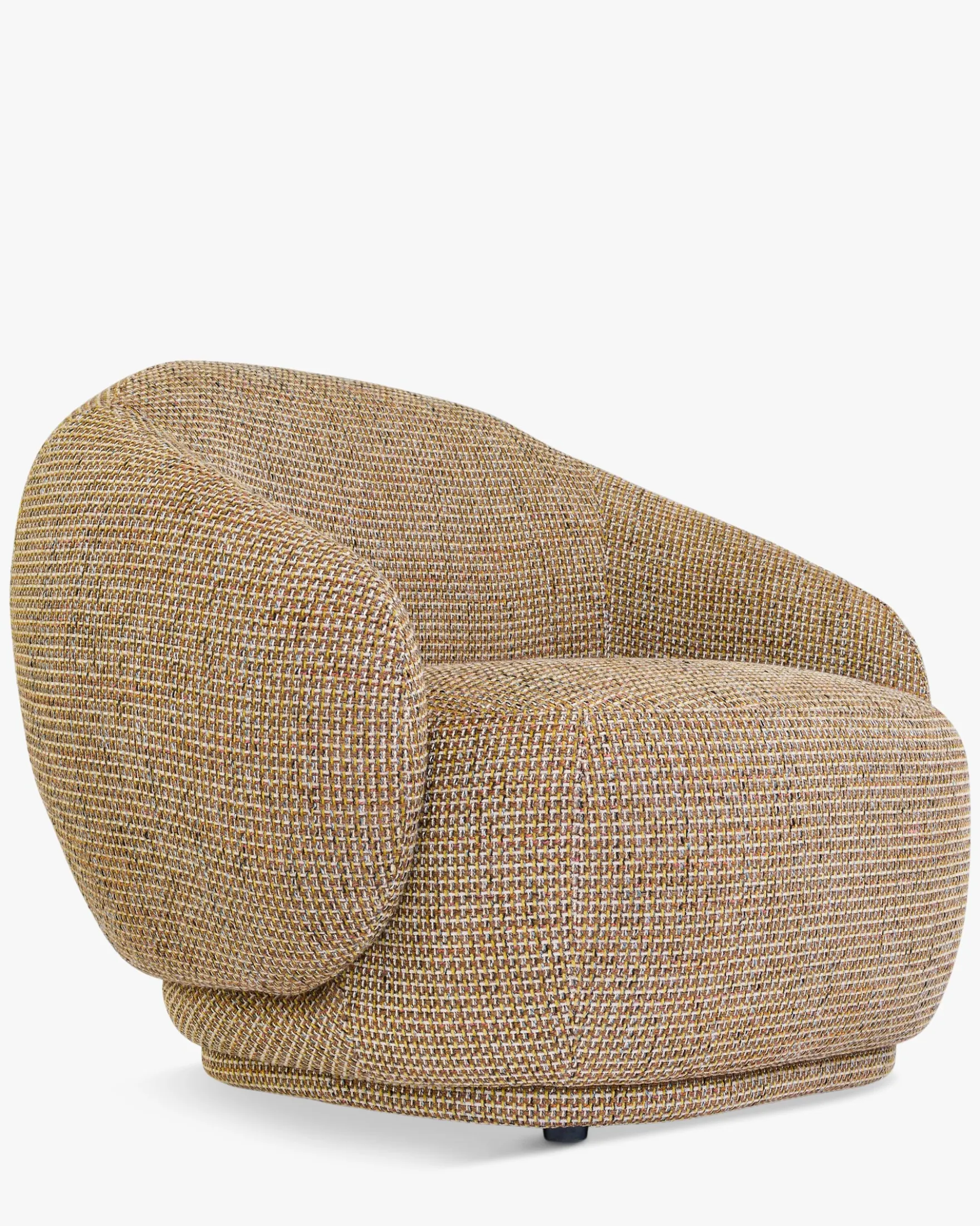 Fauteuil, Tweed jaune miami Telde