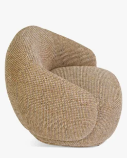 Fauteuil, Tweed jaune miami Telde