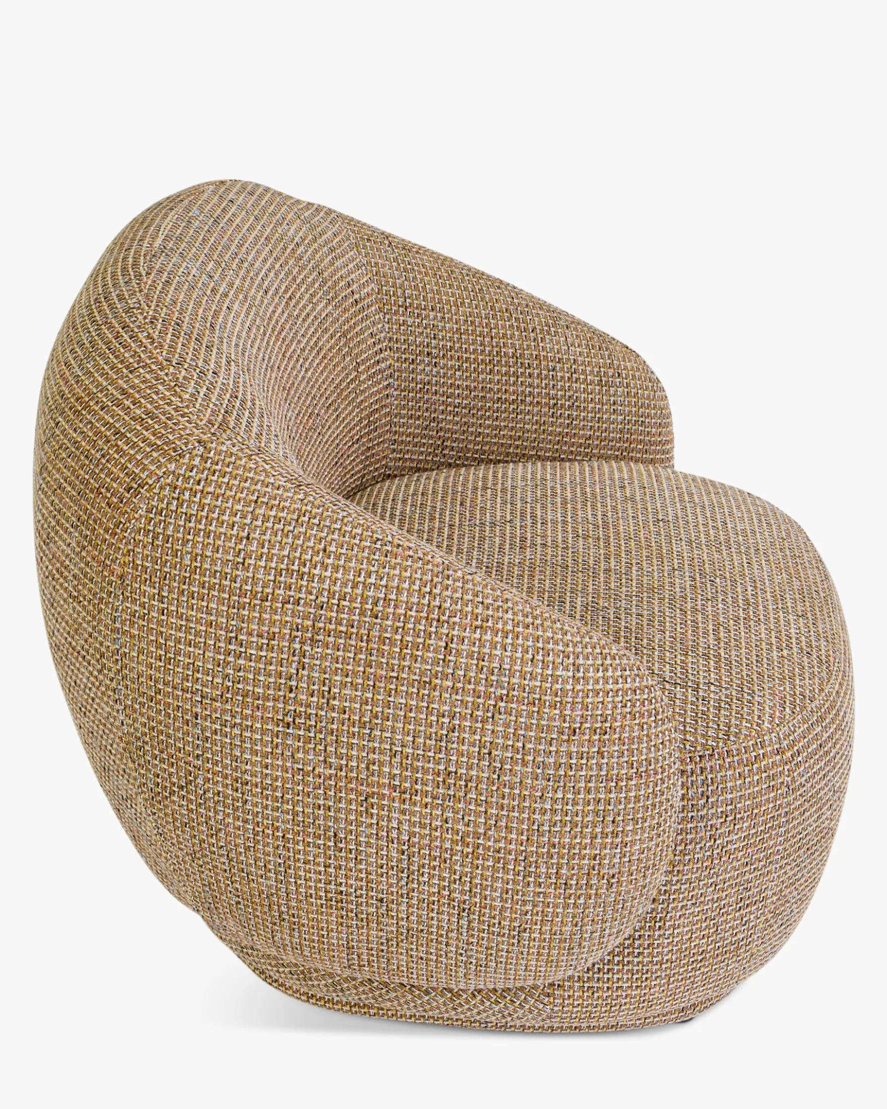 Fauteuil, Tweed jaune miami Telde