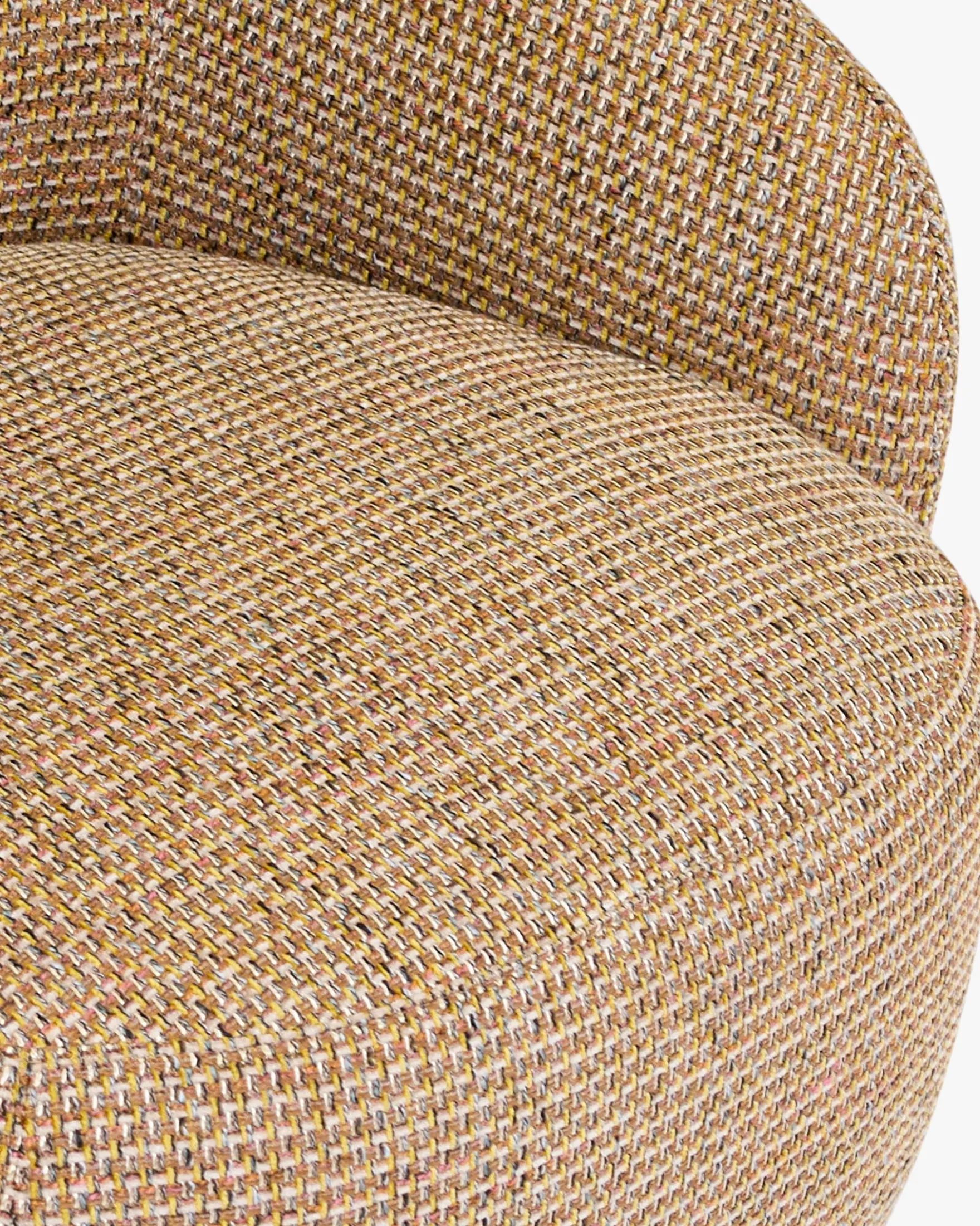 Fauteuil, Tweed jaune miami Telde