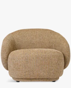 Fauteuil, Tweed jaune miami Telde