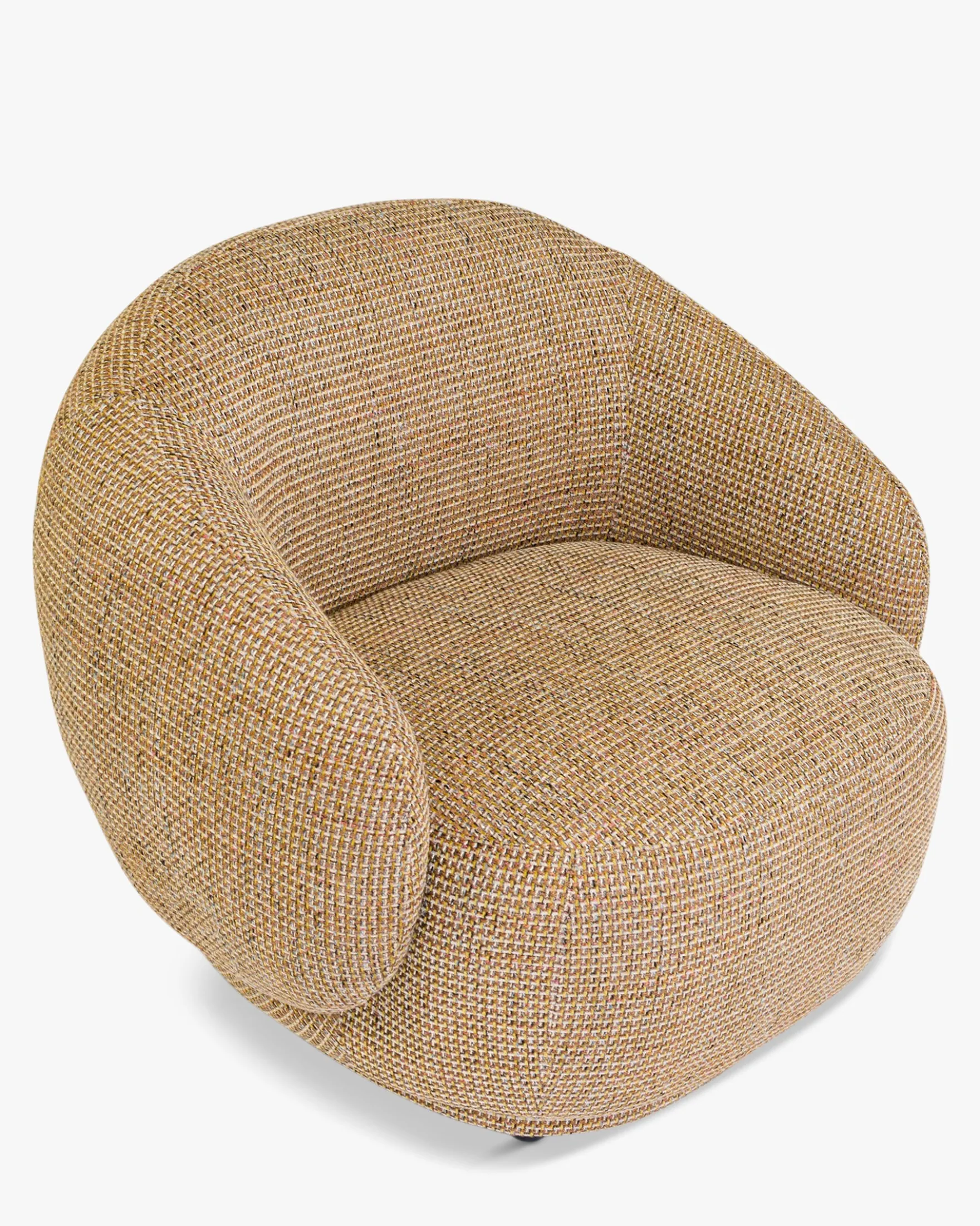 Fauteuil, Tweed jaune miami Telde