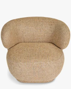 Fauteuil, Tweed jaune miami, 90x70 Giulia