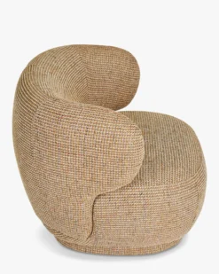Fauteuil, Tweed jaune miami, 90x70 Giulia