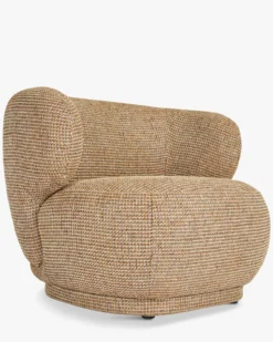 Fauteuil, Tweed jaune miami, 90x70 Giulia