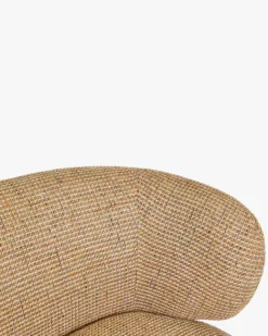 Fauteuil, Tweed jaune miami, 90x70 Giulia