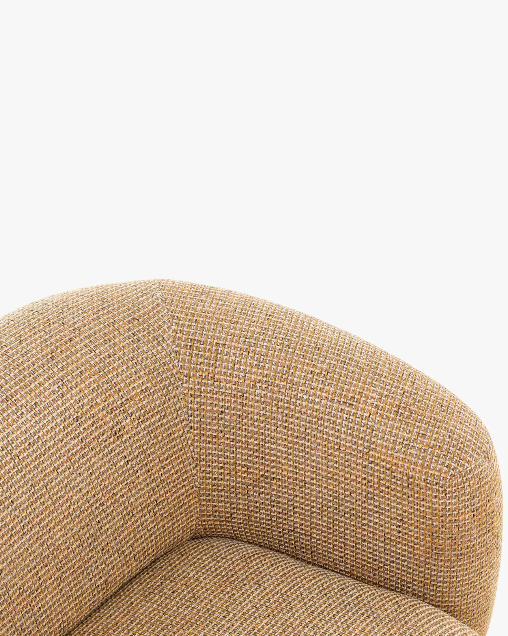 Fauteuil, Tweed jaune miami, 100x70 Volta