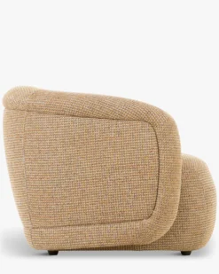 Fauteuil, Tweed jaune miami, 100x70 Volta