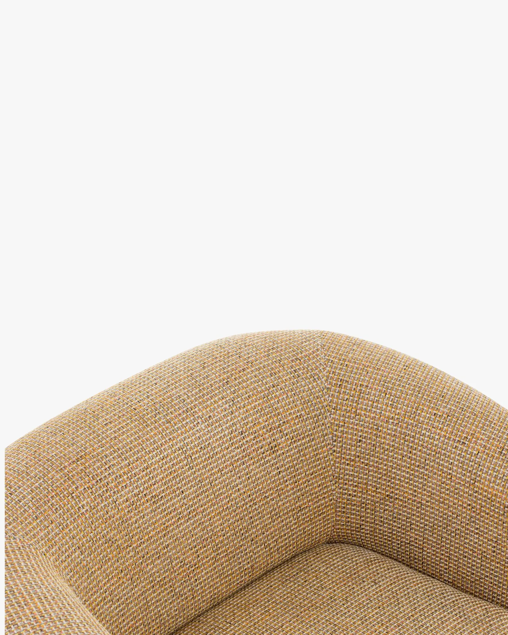 Fauteuil, Tweed jaune miami, 100x70 Volta