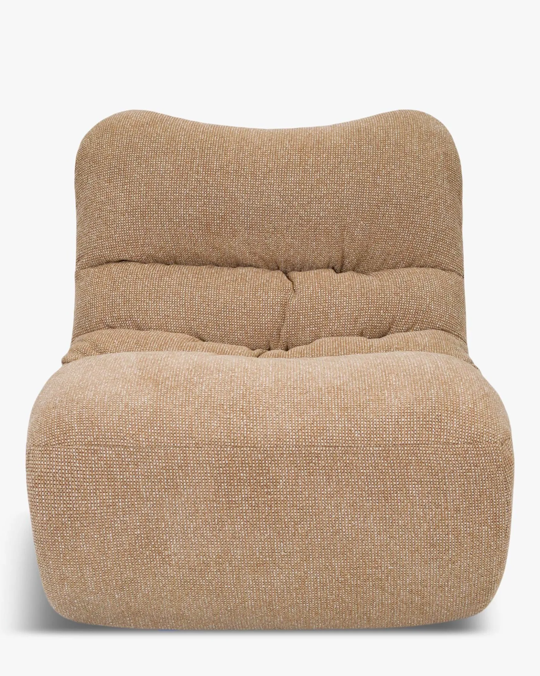 Fauteuil, Tweed marron écureuil Chill