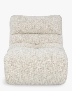 Fauteuil, Tweed moucheté beige Chill