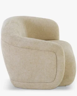 Fauteuil, Tweed sable, 100x70 Volta