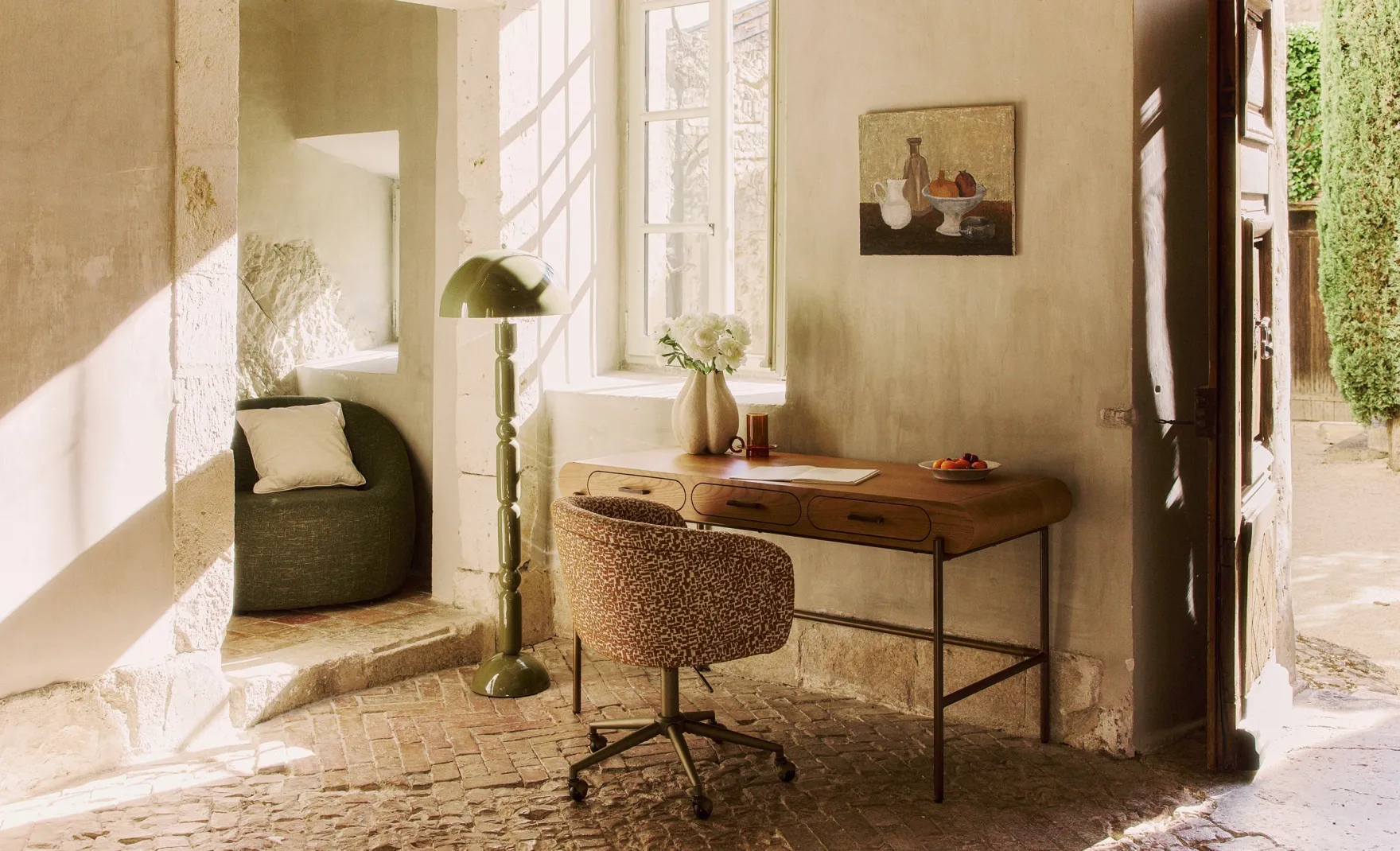 Fauteuil, Vert cactus Neo