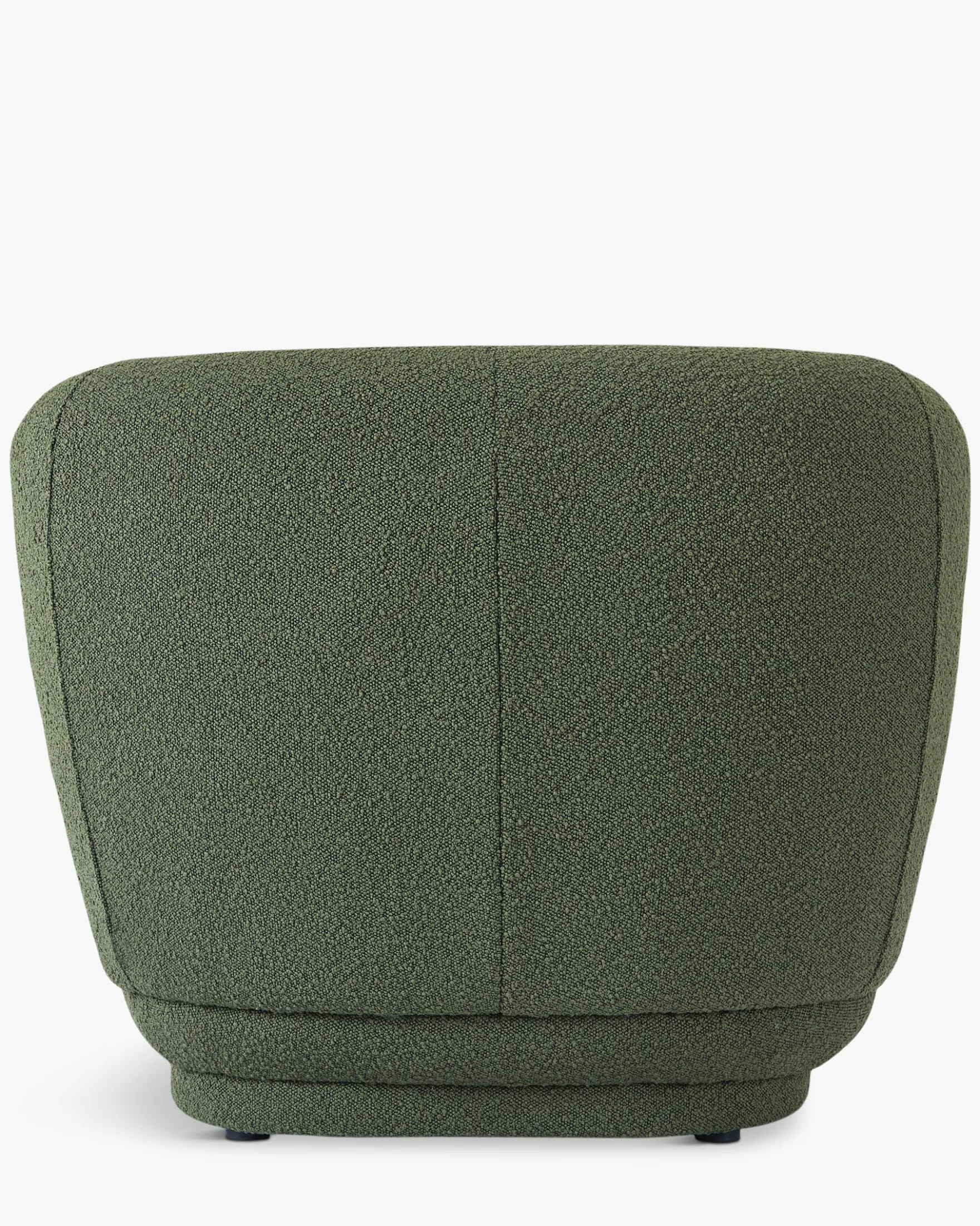Fauteuil, Vert kaki bouclé, 90x70 Giulia