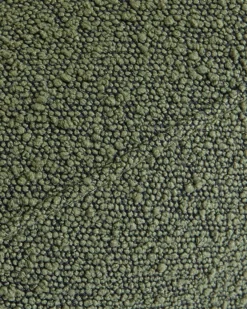 Fauteuil, Vert kaki bouclé, 90x70 Giulia