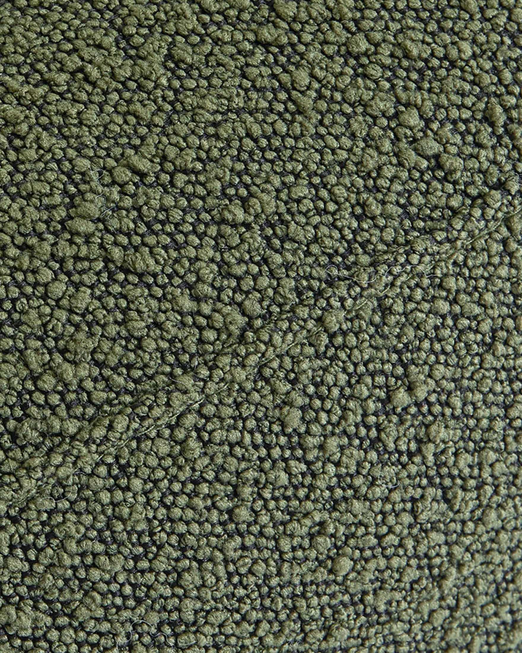 Fauteuil, Vert kaki bouclé, 90x70 Giulia