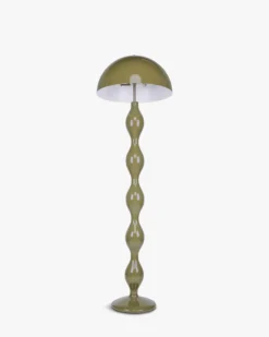 Lampadaire, Vert olive satiné, H152 Powers