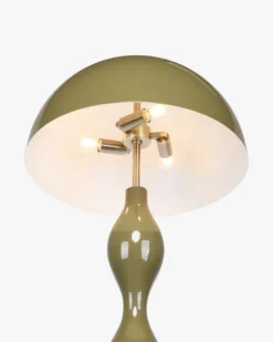 Lampadaire, Vert olive satiné, H152 Powers