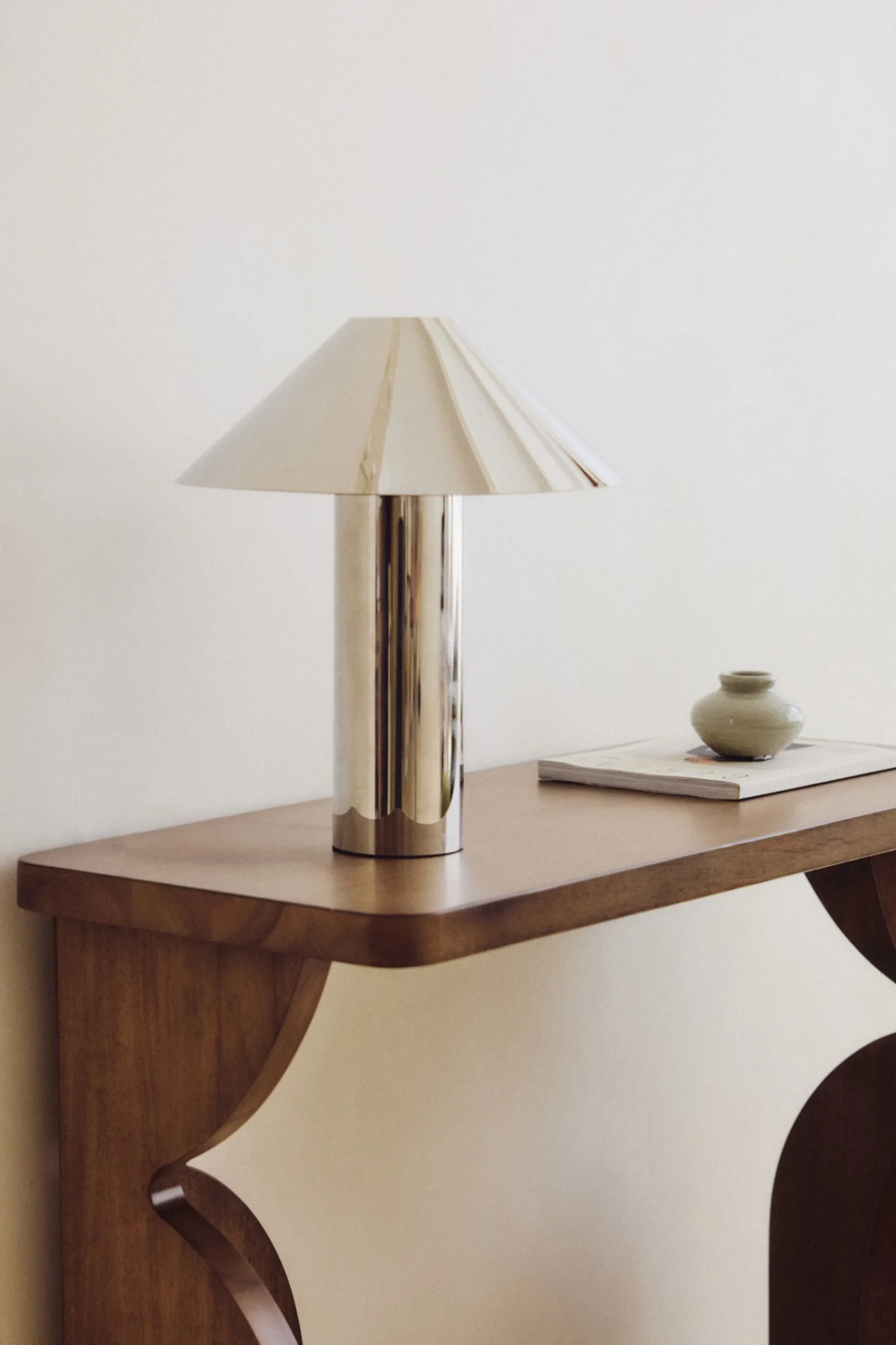 Lampe de table, Acier inoxydable, H41 Chroma