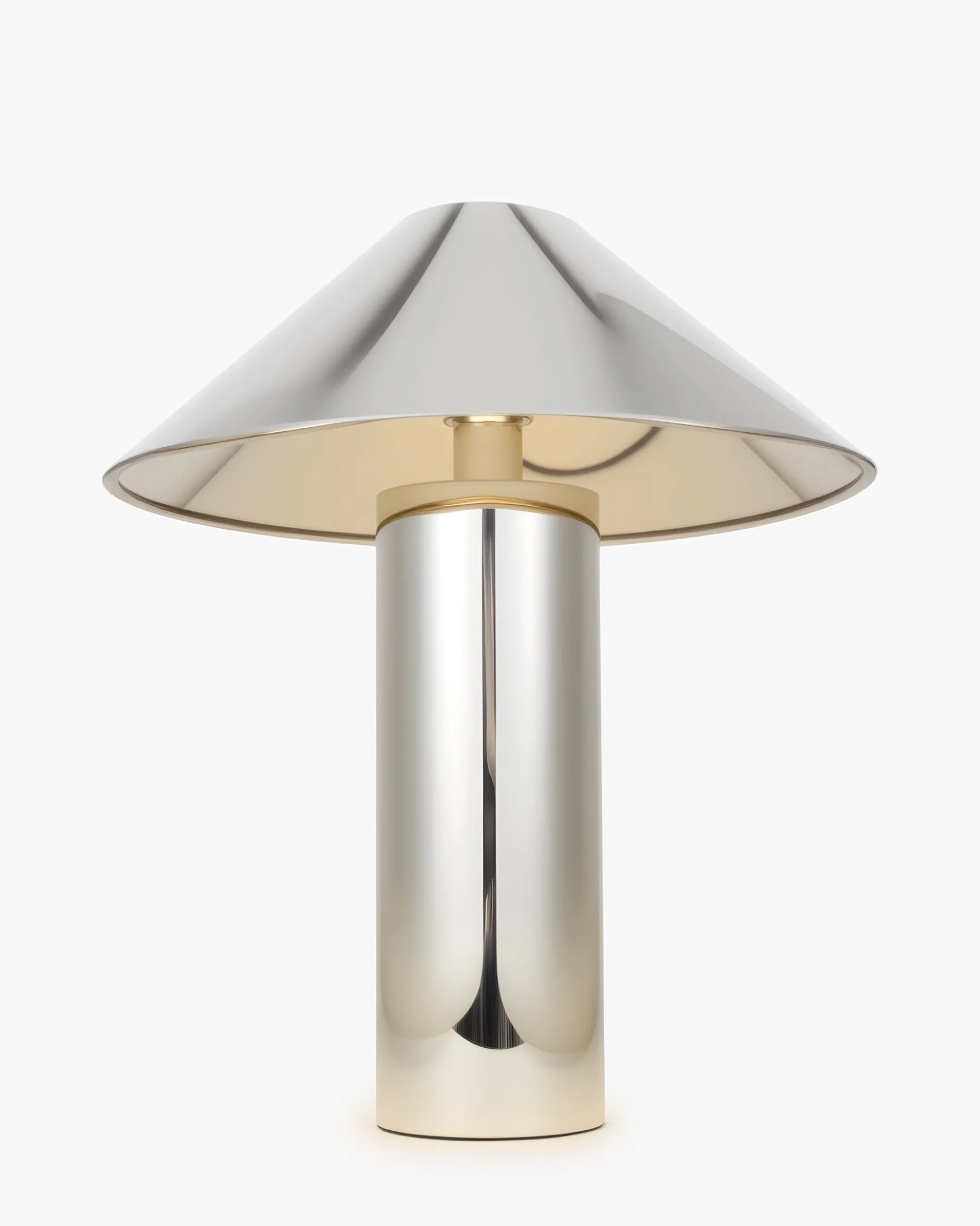 Lampe de table, Acier inoxydable, H41 Chroma