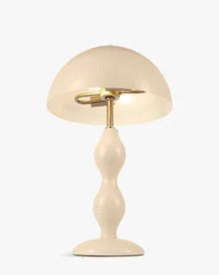 Lampe de table, Beige satiné Powers