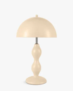 Lampe de table, Beige satiné Powers