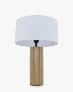 Lampe de table, Béton & Lin, H52 Zahara
