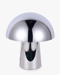 Lampe de table, Chromé, finition miroir, H28 Champi