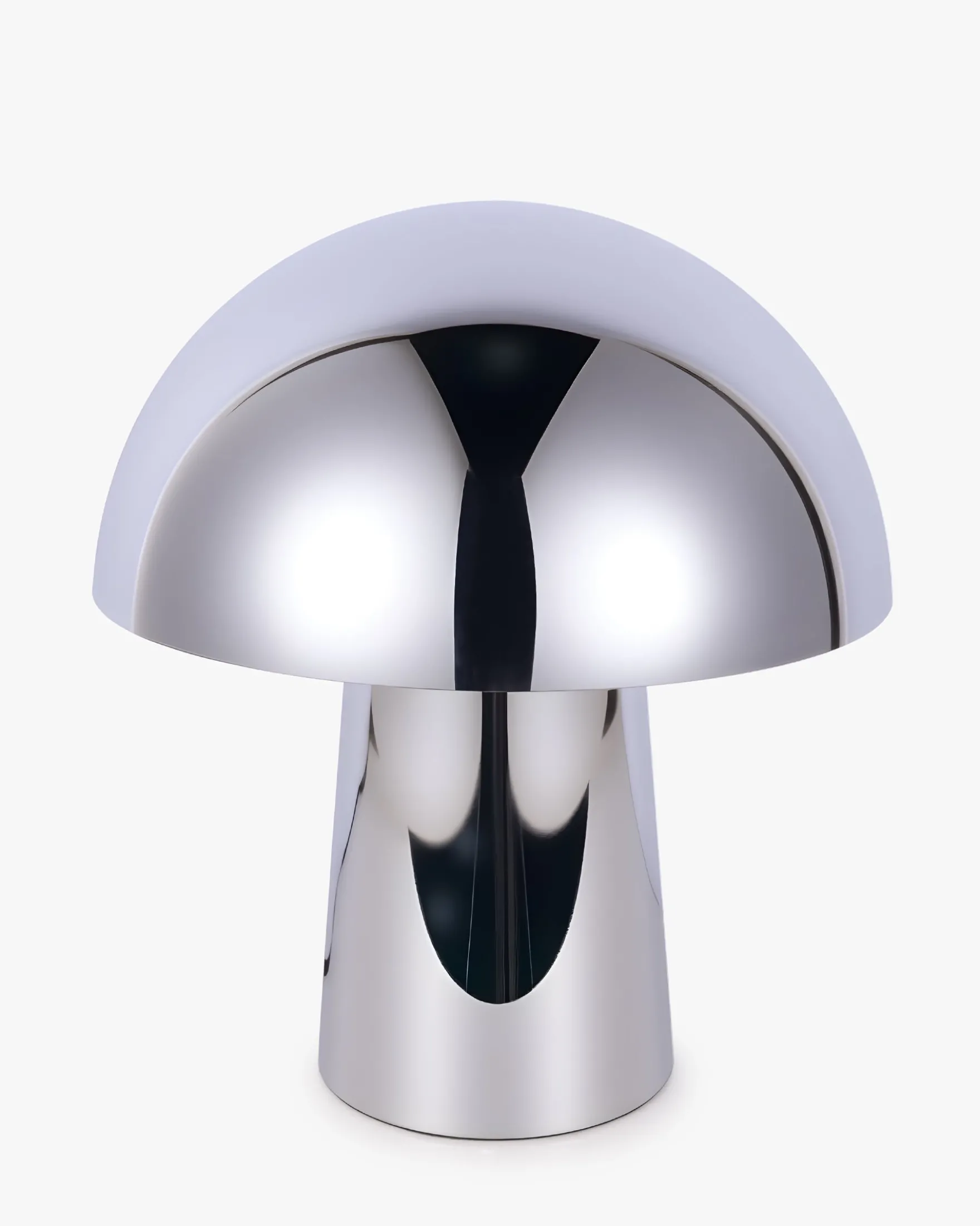 Lampe de table, Chromé, finition miroir, H28 Champi