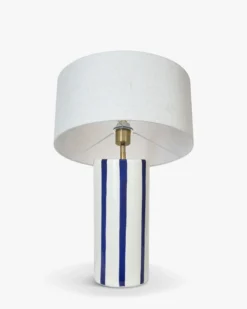 Lampe de table, Céramique peinte à la main, H58 Zhoe