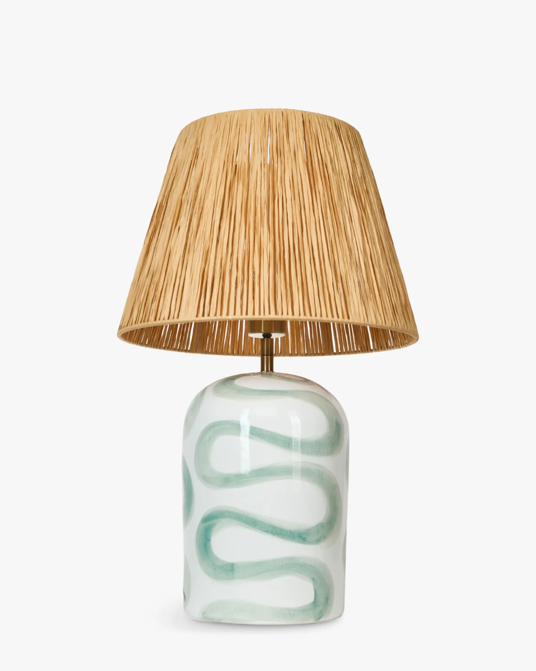 Lampe de table, Céramique peinte à la main, H56 Savannah