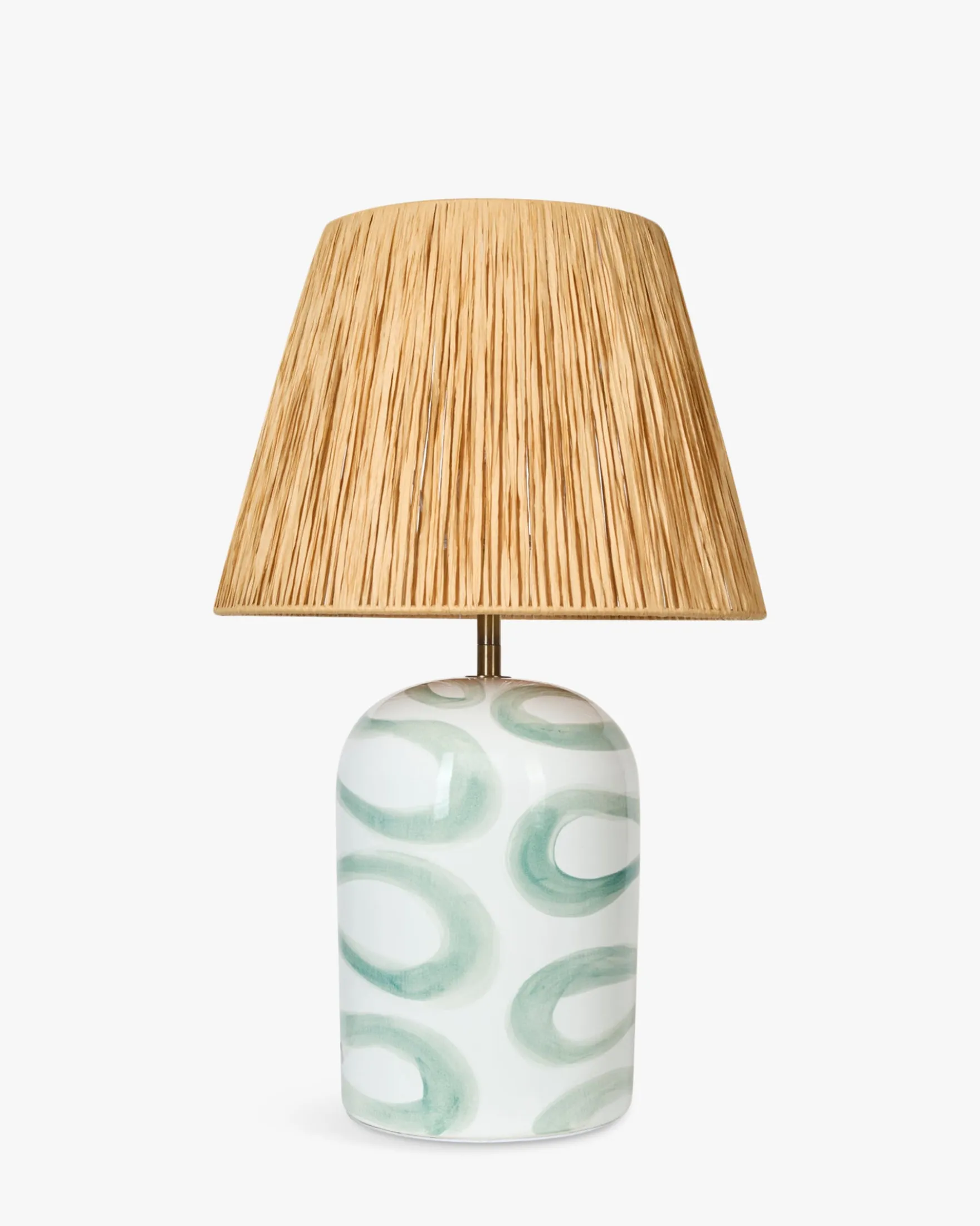 Lampe de table, Céramique peinte à la main, H56 Savannah