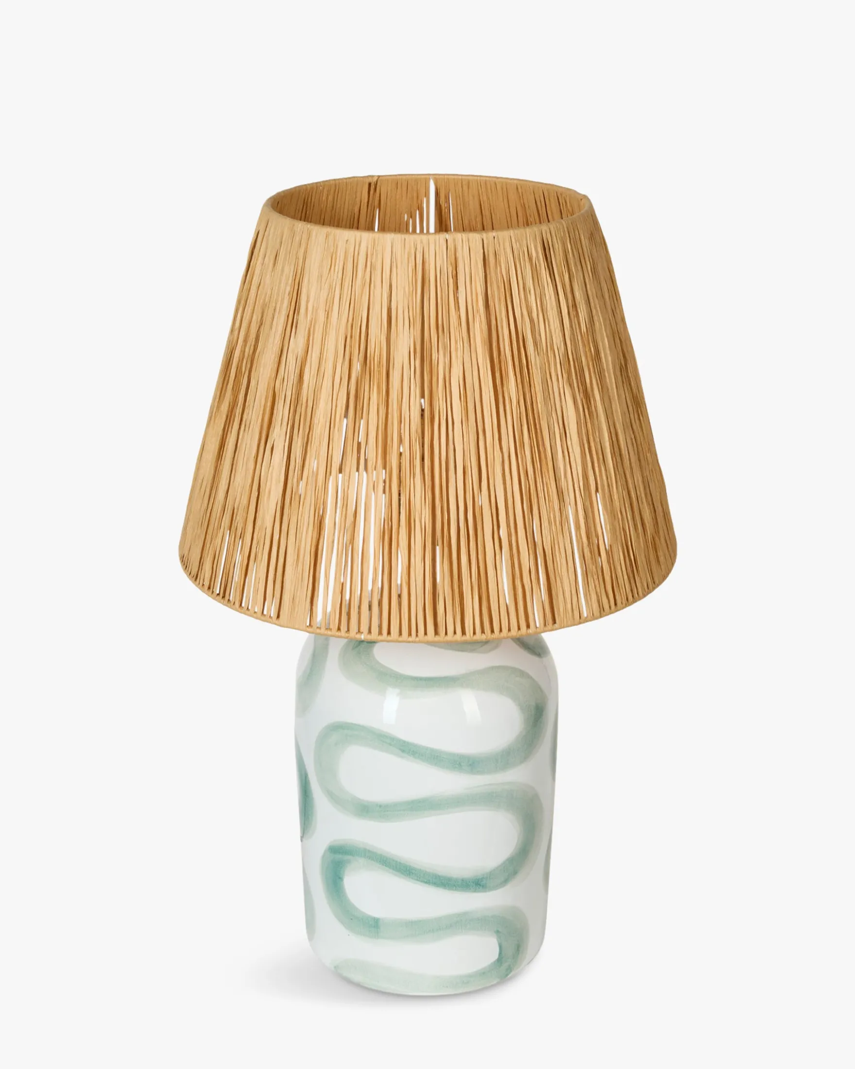 Lampe de table, Céramique peinte à la main, H56 Savannah