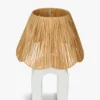 Lampe de table, Céramique 1 Rafia, H55 Osni