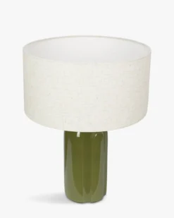 Lampe de table, Céramique verte glossy, H53 Leyanis