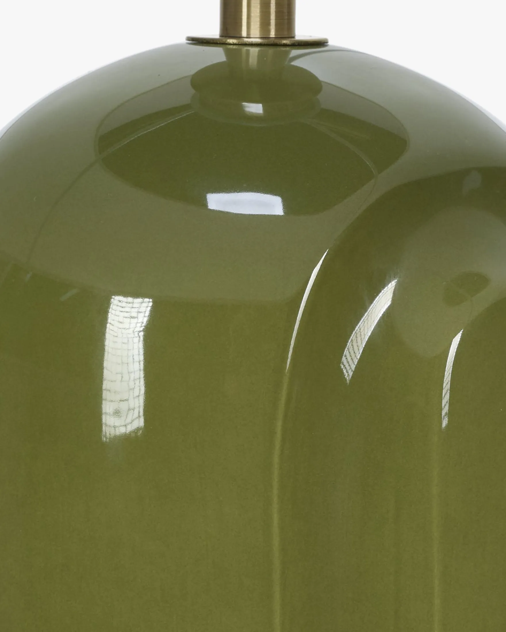Lampe de table, Céramique verte glossy, H53 Leyanis